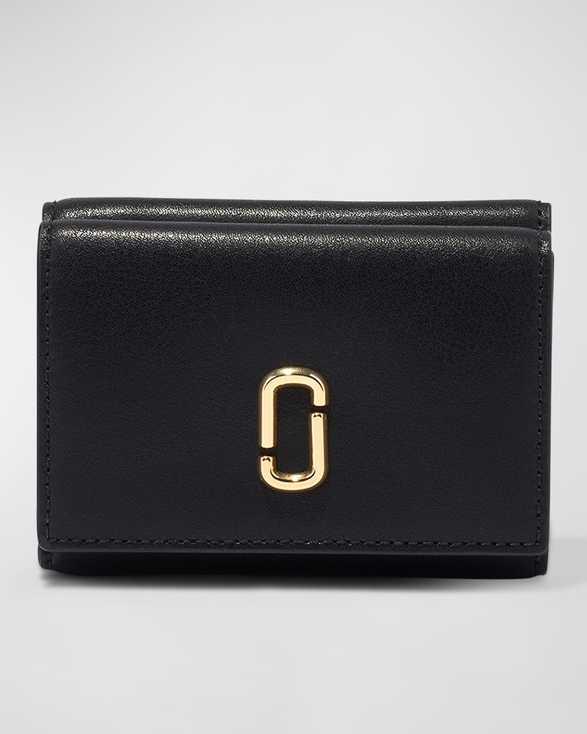 Marc Jacobs The J Marc Trifold Wallet In Black