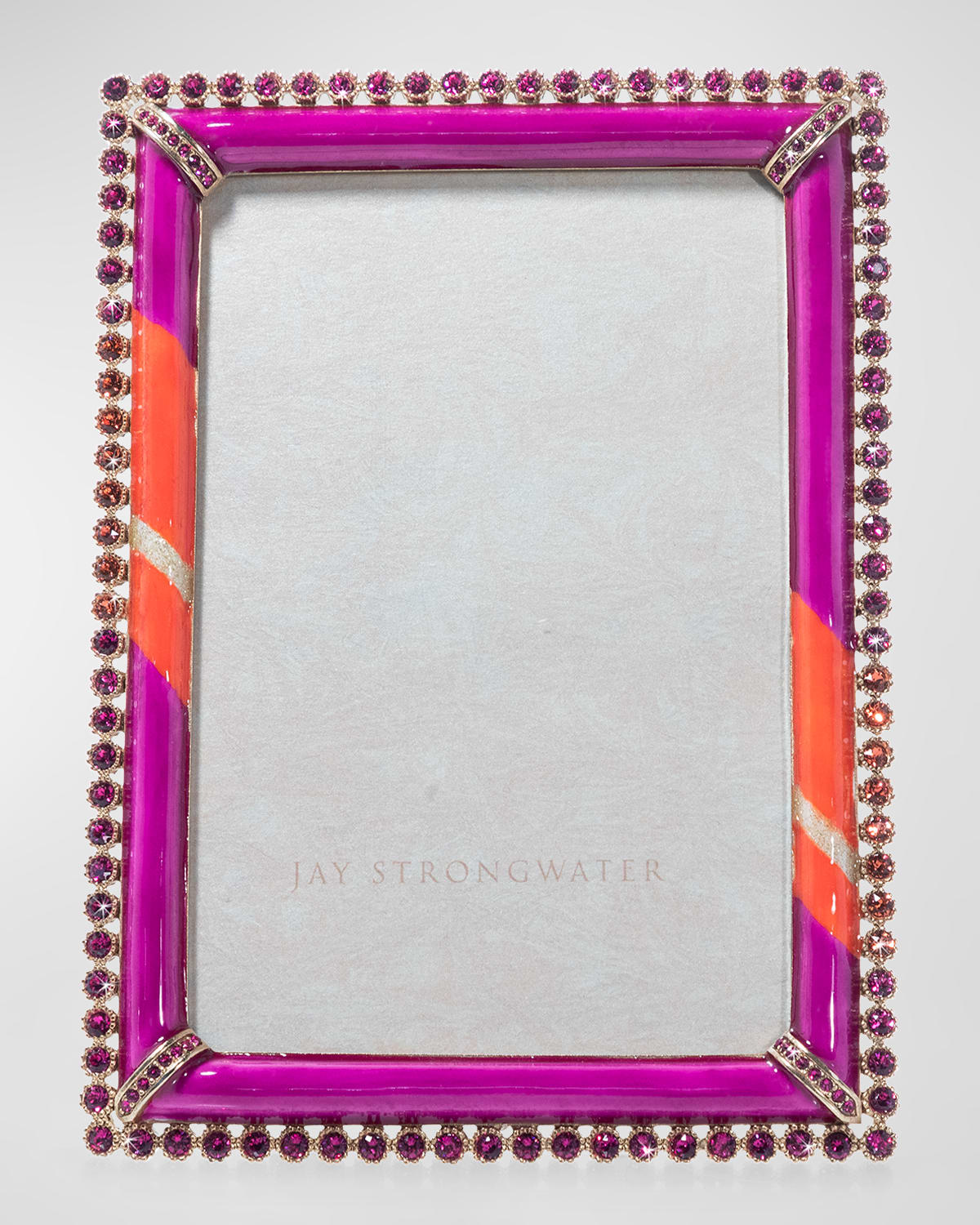 Shop Jay Strongwater Pop Lorraine Stone Edge Frame, 4" X 6"
