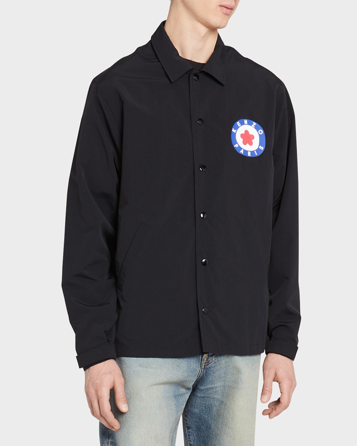 Kenzo Windproof Jacket In Black