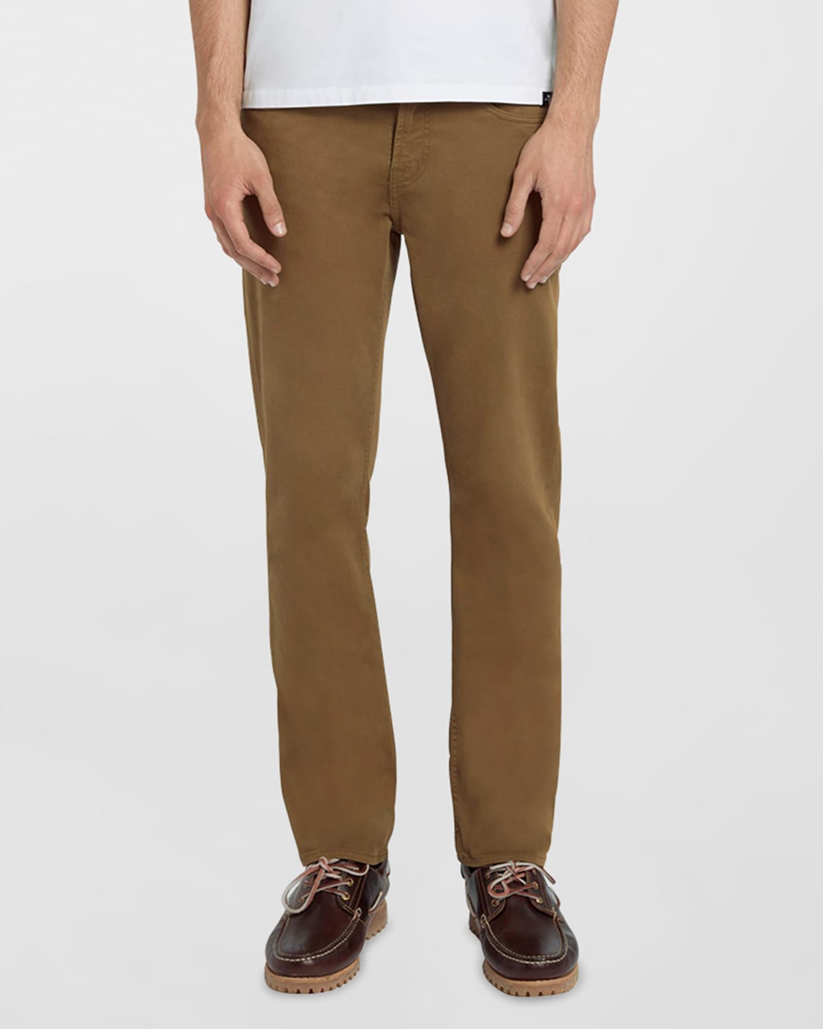 7 For All Mankind Men's Slimmy Luxe Performance Plus Pants In Terra