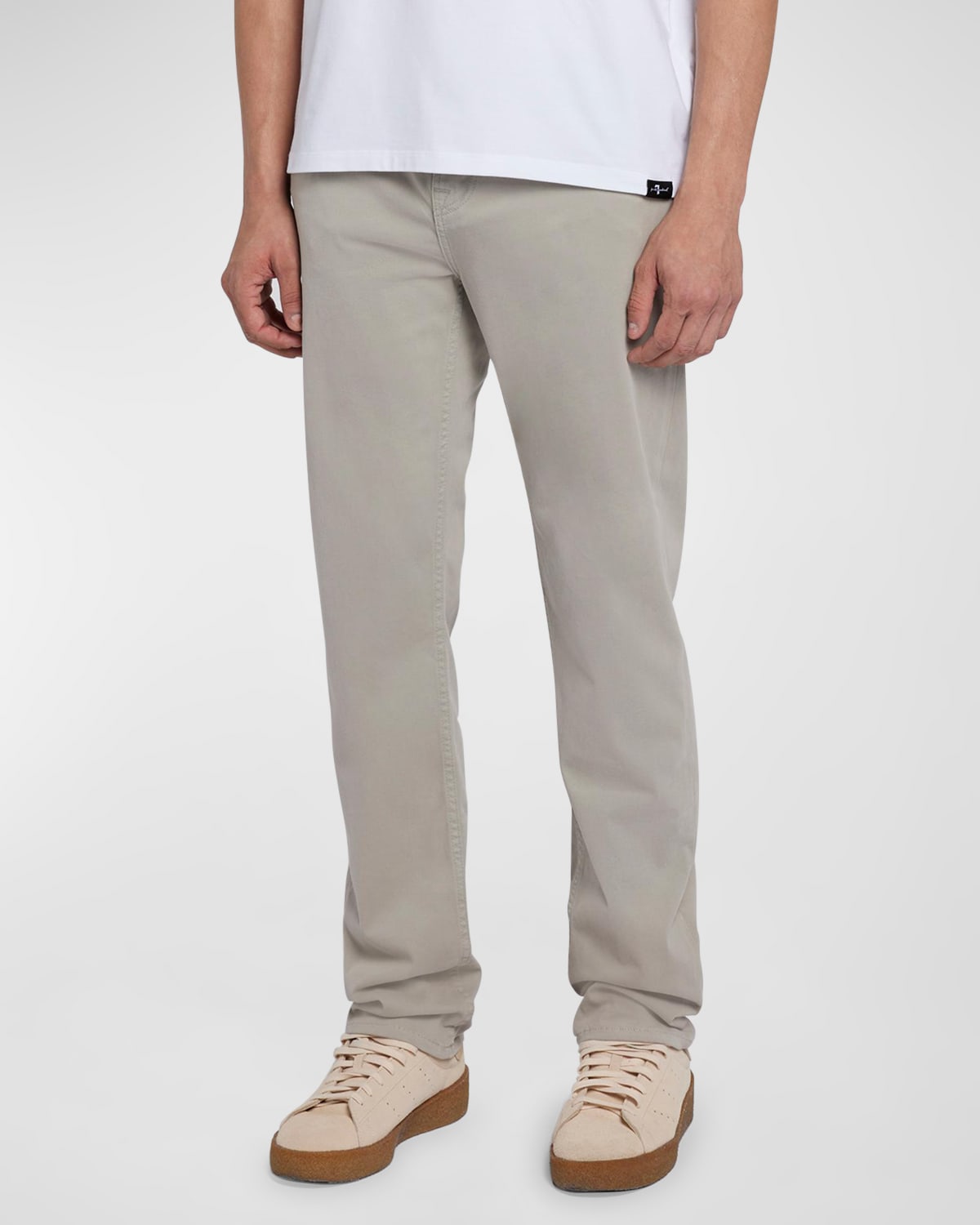 Shop 7 For All Mankind Men's Slimmy Luxe Performance Plus Pants In Blade