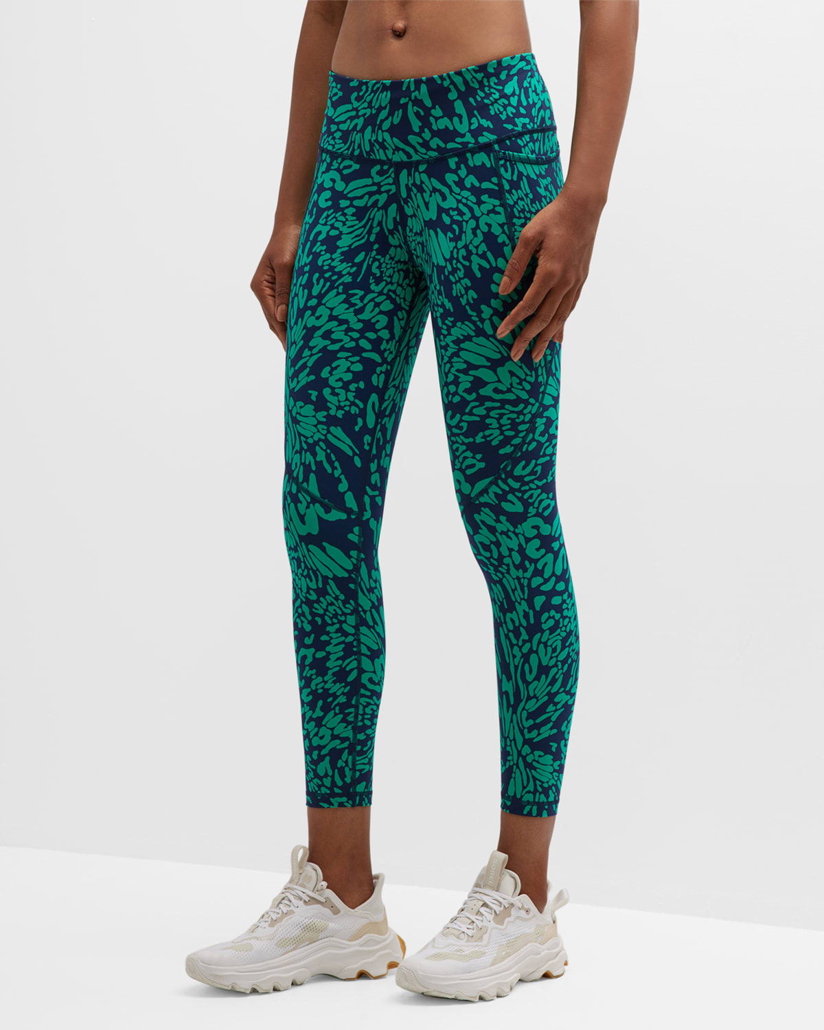 Sweaty Betty Power Pocket Workout Leggings In Green Butterfly P