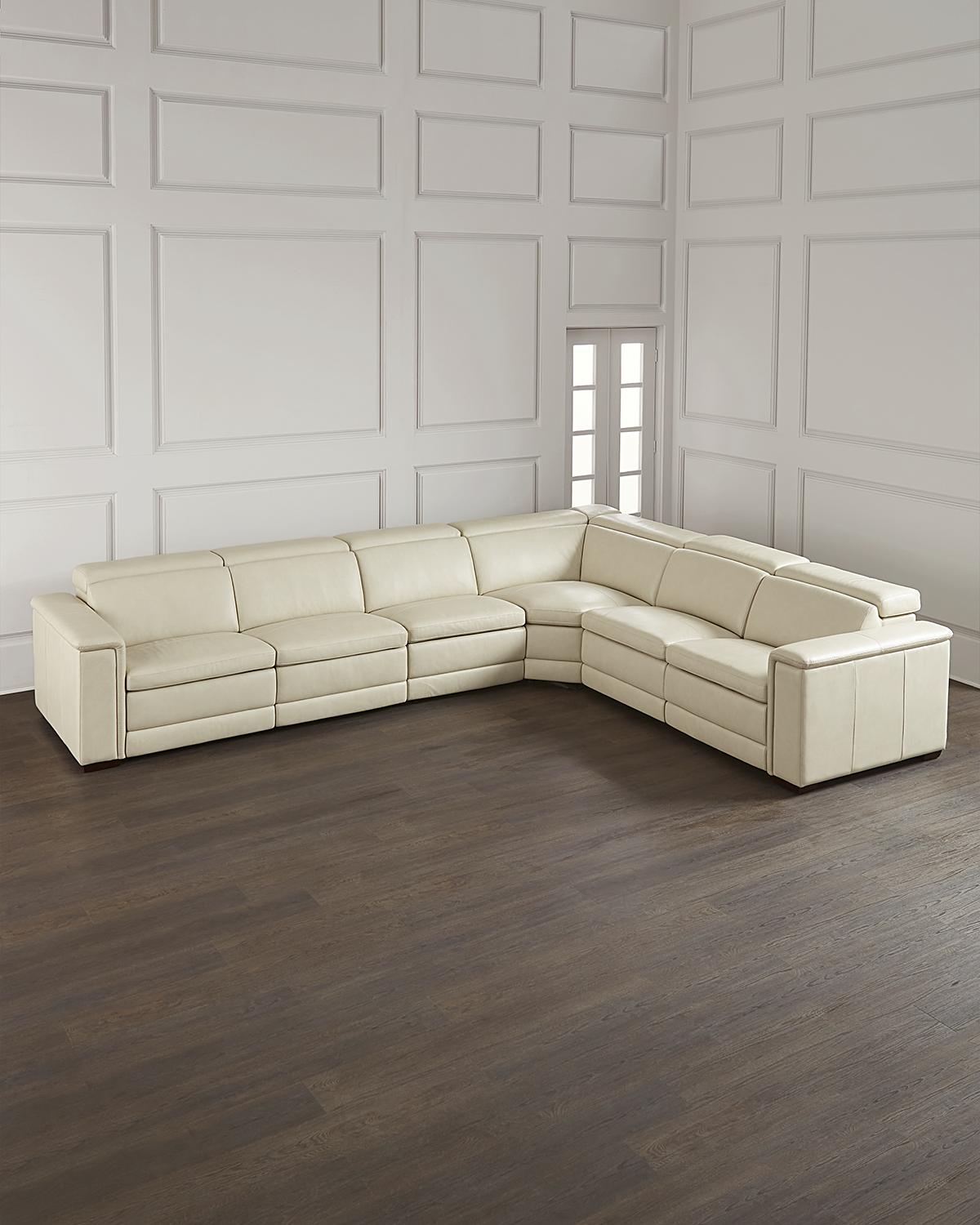 Bernhardt Lioni 4-piece Power-motion Sectional