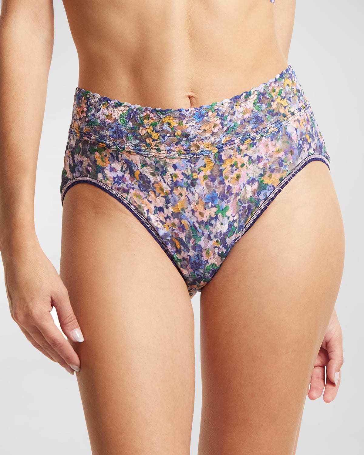 Shop Hanky Panky Printed Signature Lace French Brief In Staycation