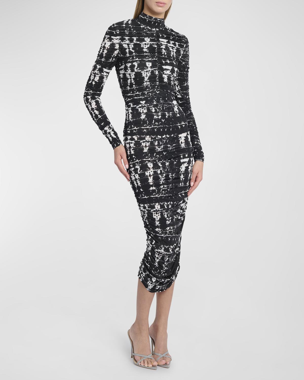 alex perry black and white dress Alex Perry Carlton Dress In Black White Print