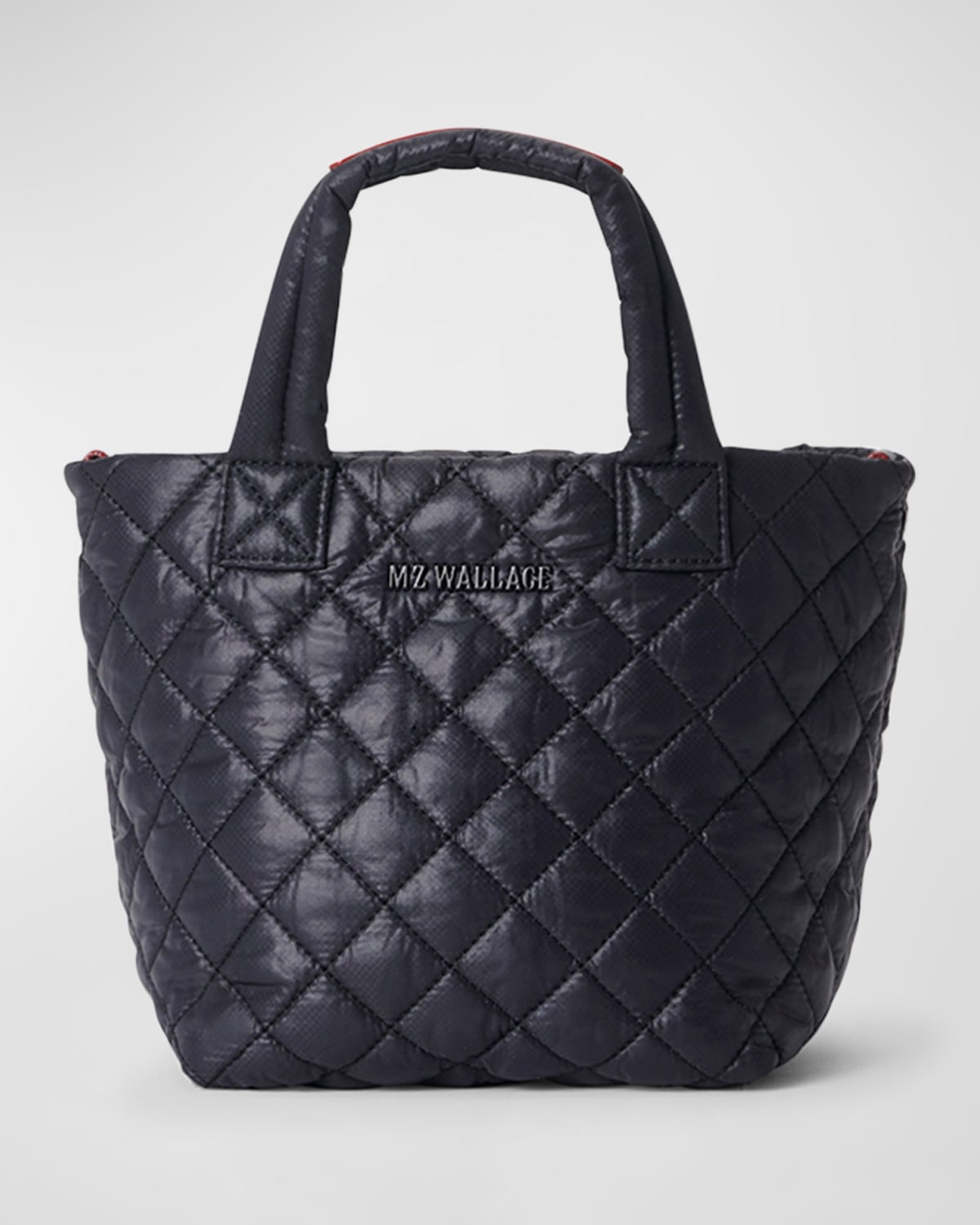 Mz Wallace Metro Deluxe Micro Quilted Crossbody Tote Bag In Black