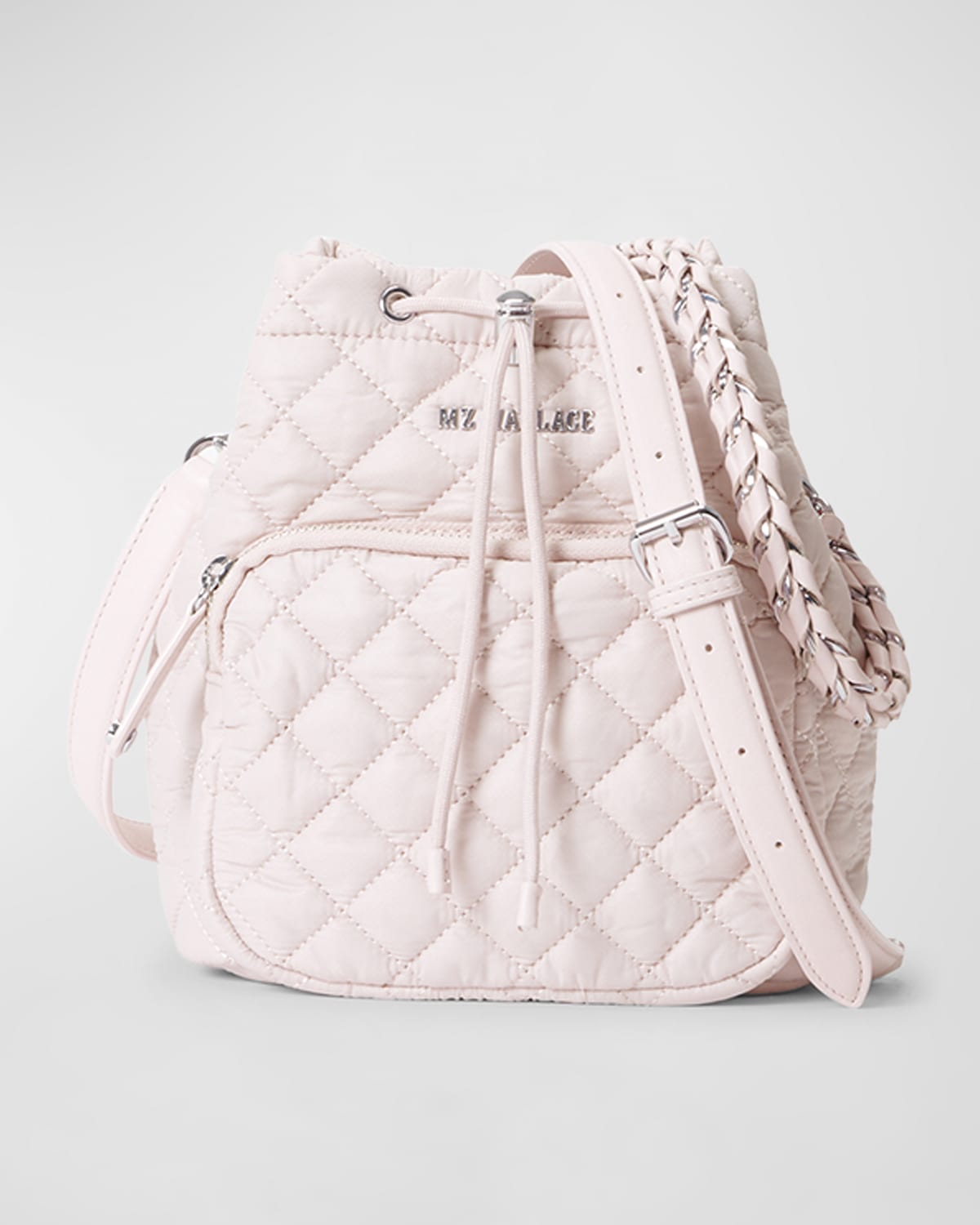 Crosby Quilted Nylon Bucket Bag