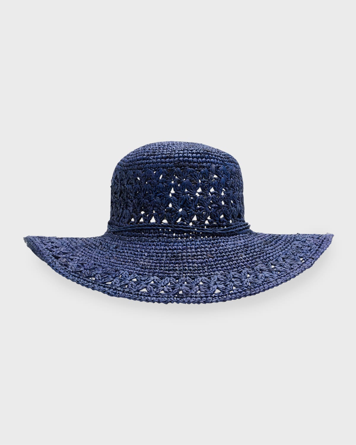 Bindya Accessories Crochet Flora Sun Hat In Natural