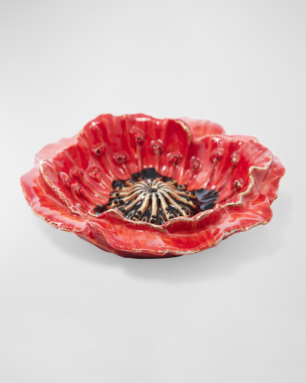 Jay Strongwater Poppy Trinket Tray