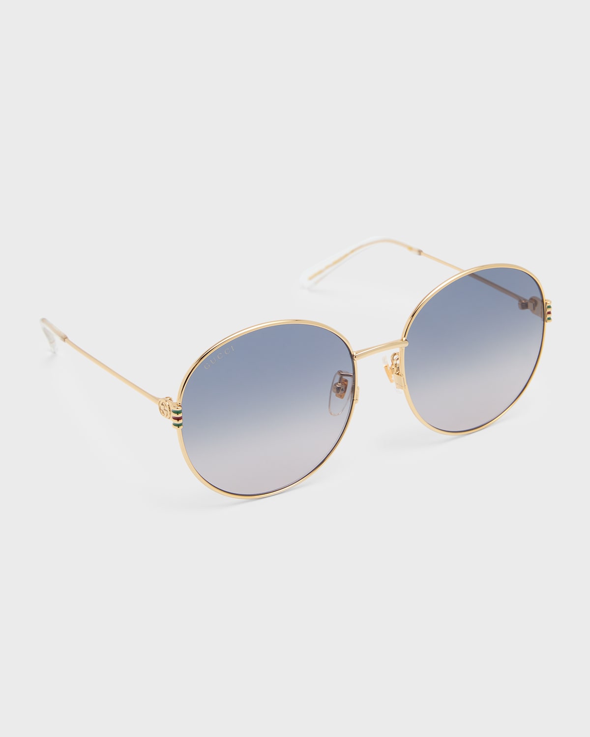 Gucci round metal 2025 glasses