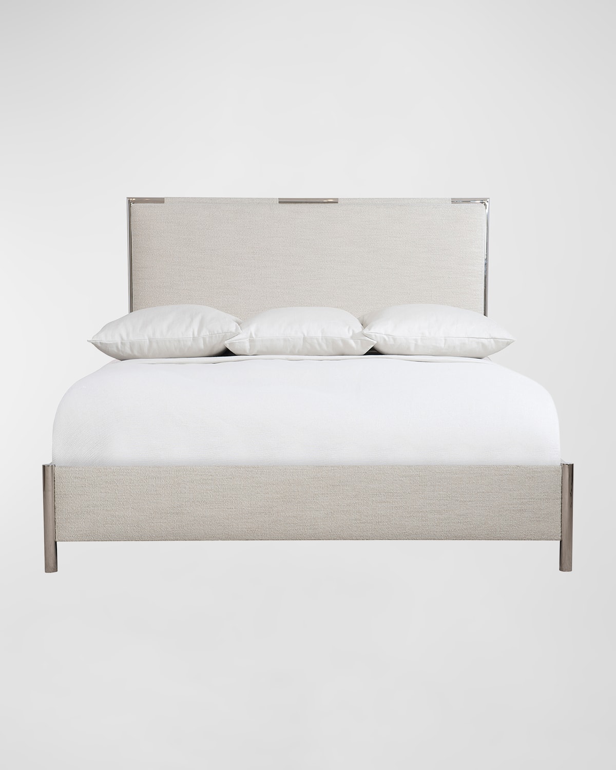 Bernhardt Modulum Queen Bed In Linen
