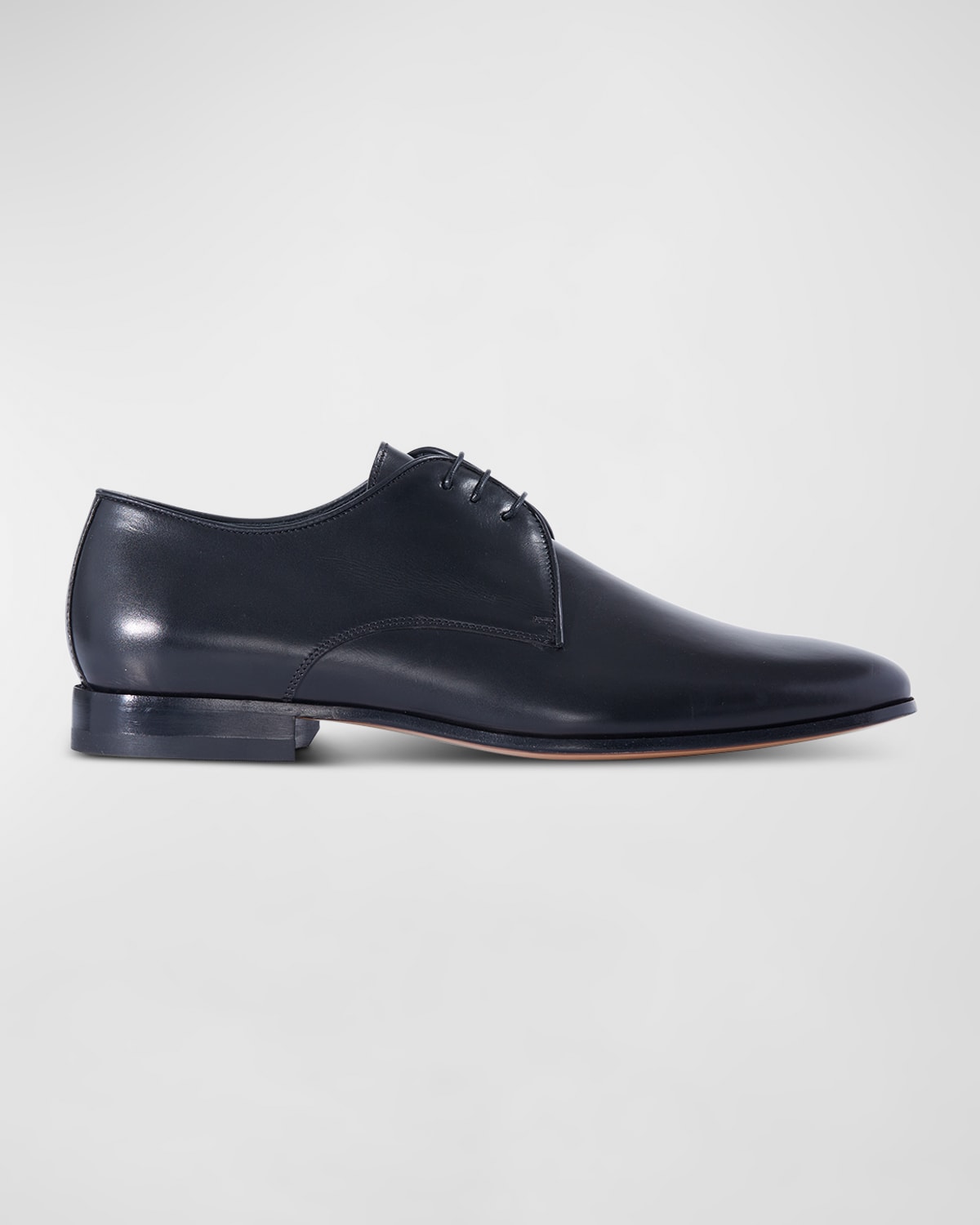 Paul Stuart Men's Gabriel 2 Leather Derby Shoes In Black
