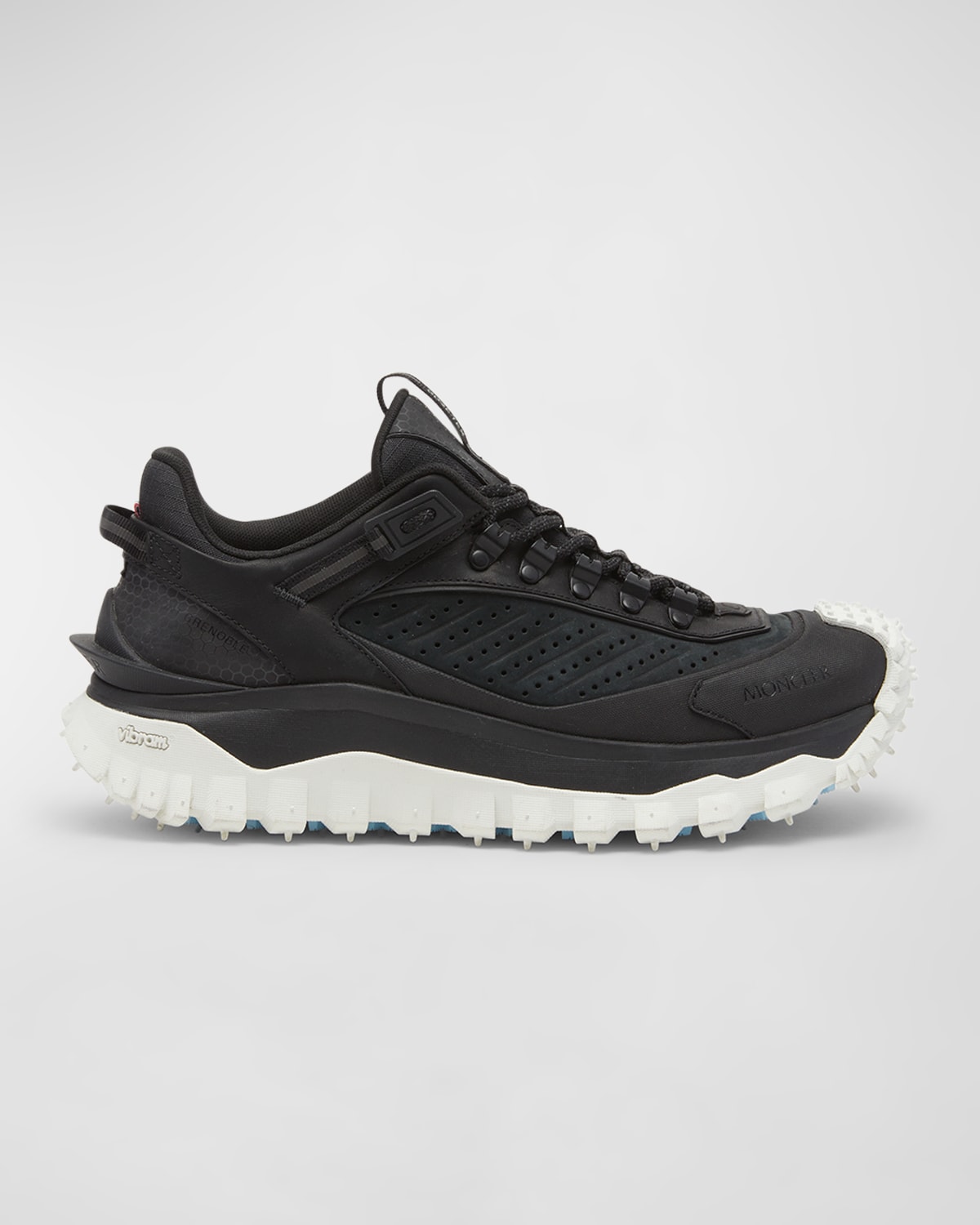 Shop Moncler Men's Trailgrip Gtx Low Top Sneakers In Black