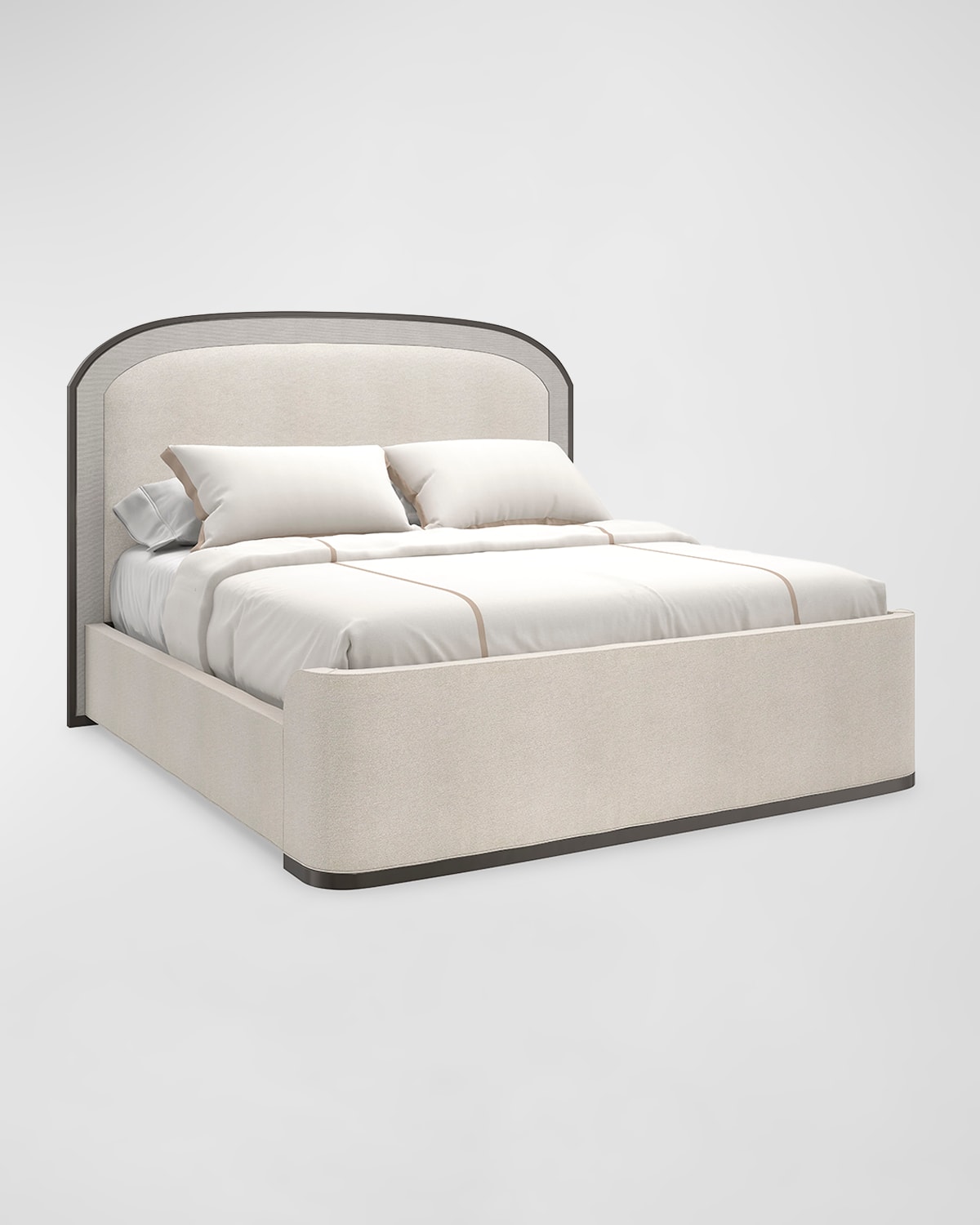 Shop Caracole Wanderlust Queen Bed In Silver, Ivory