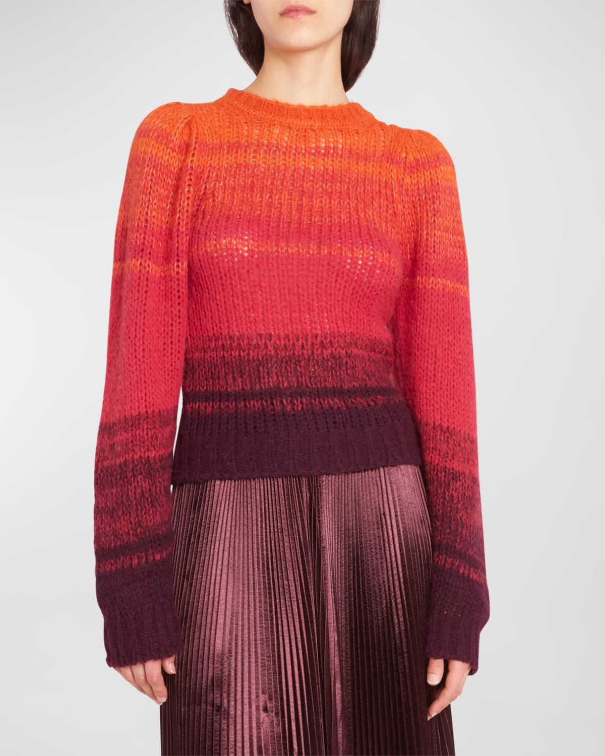 Rosalia Degrade Alpaca Knit Sweater