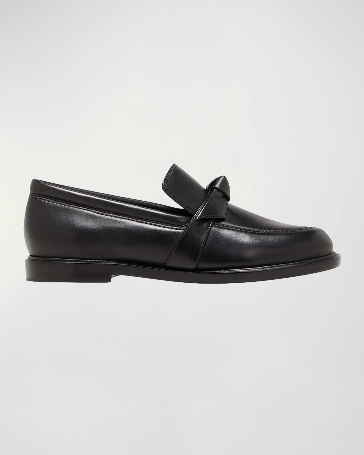 Shop Alexandre Birman Clarita Chunky Leather Loafers In Black