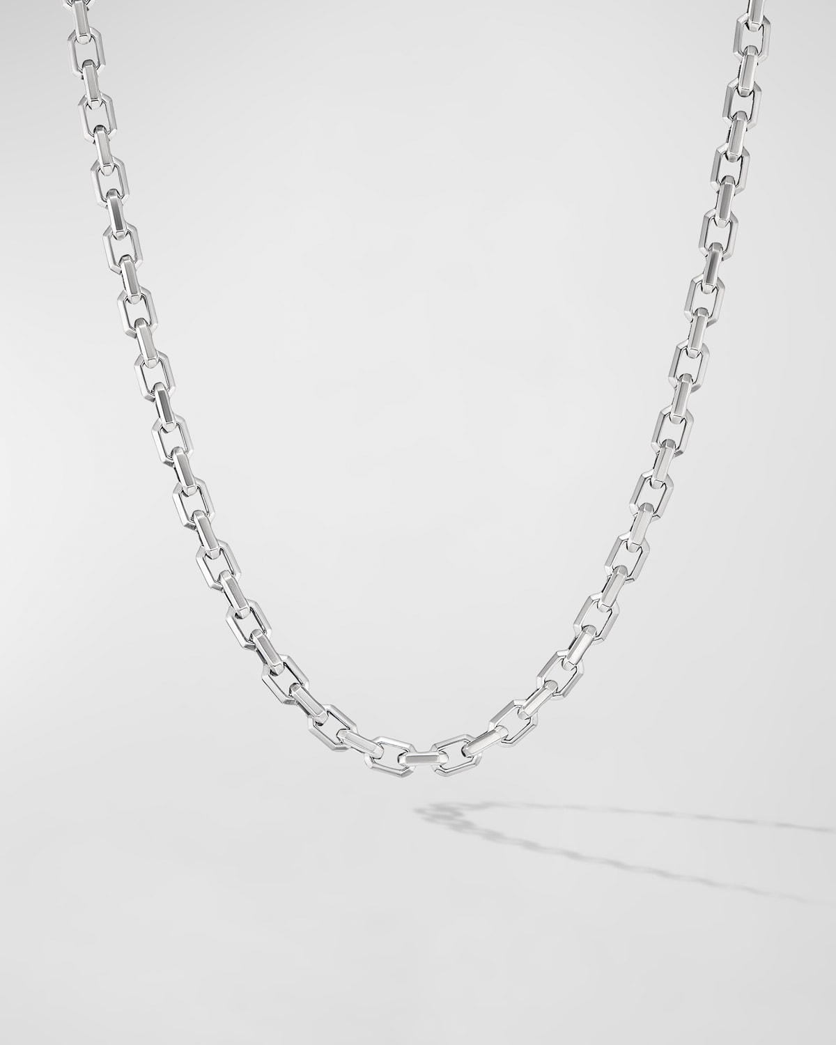 David Yurman Men's Streamline Heirloom Link Necklace in Silver, 5.5mm, 20"L