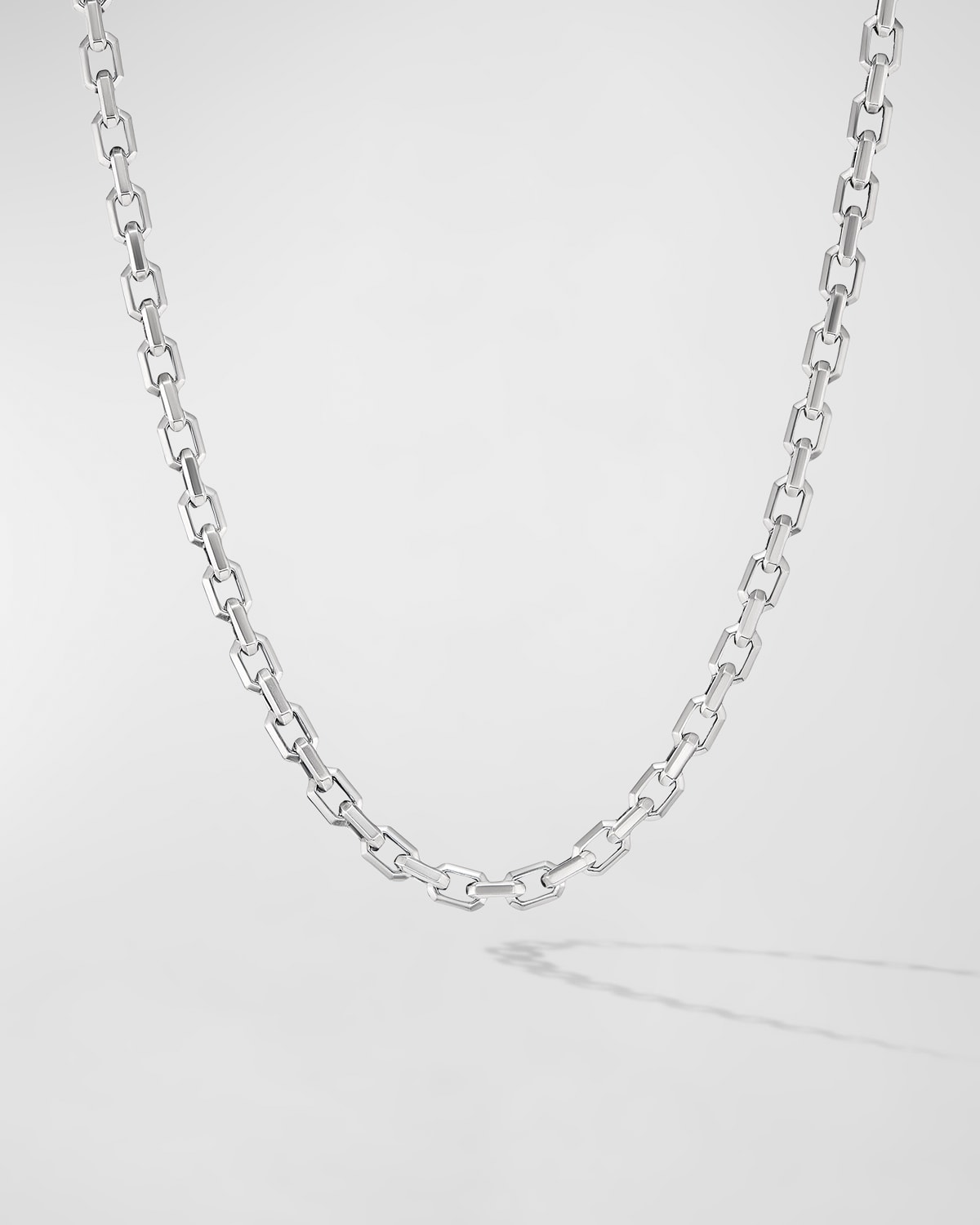 Shop David Yurman Men's Streamline Heirloom Link Necklace In Silver, 5.5mm, 20"l