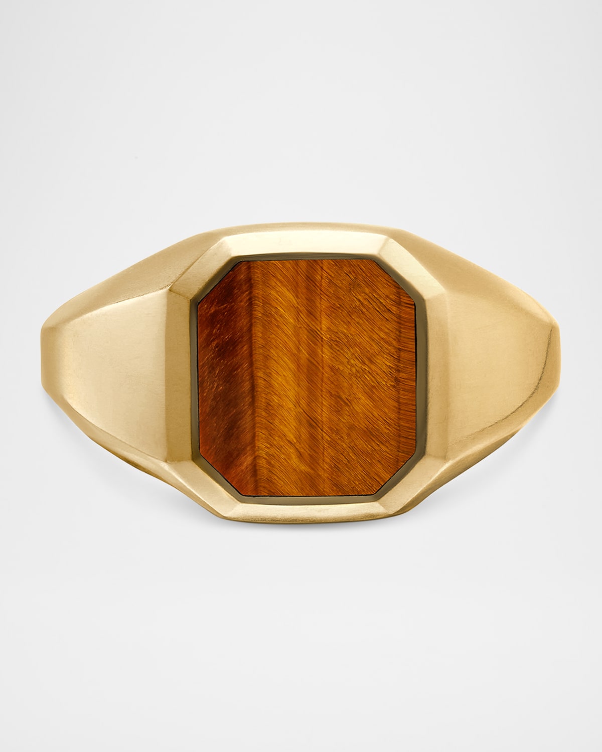 David Yurman Men s Streamline Signet Ring in 18K Gold with