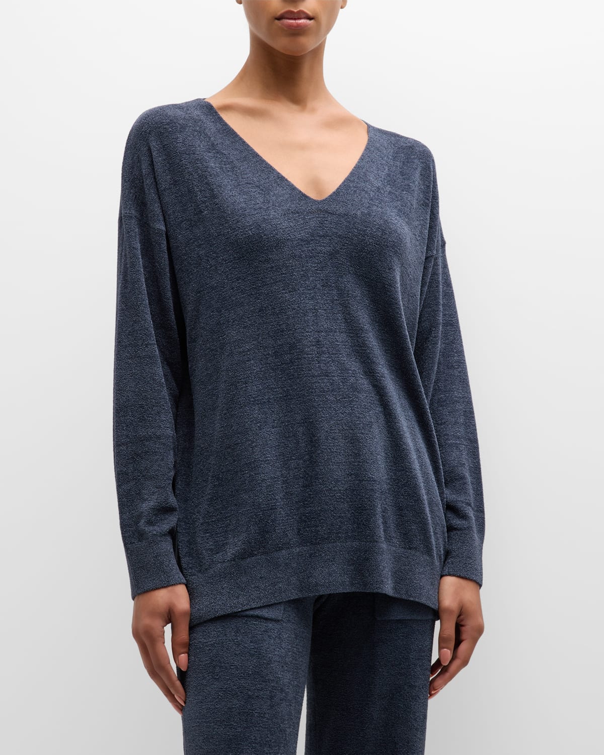 Barefoot Dreams Cozychic Ultra Lite High-low Pullover In Tidewater