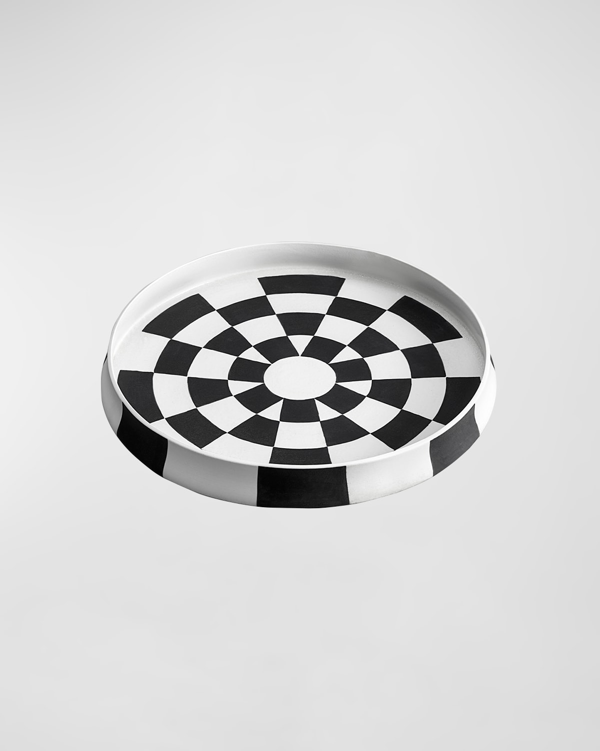 L'objet Large Damier Round Platter