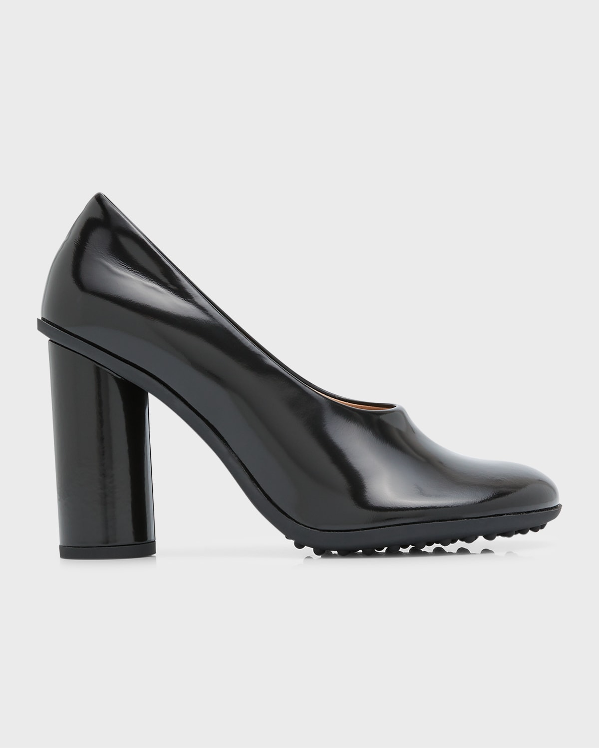 Bottega Veneta Atomic Leather Pumps In Black