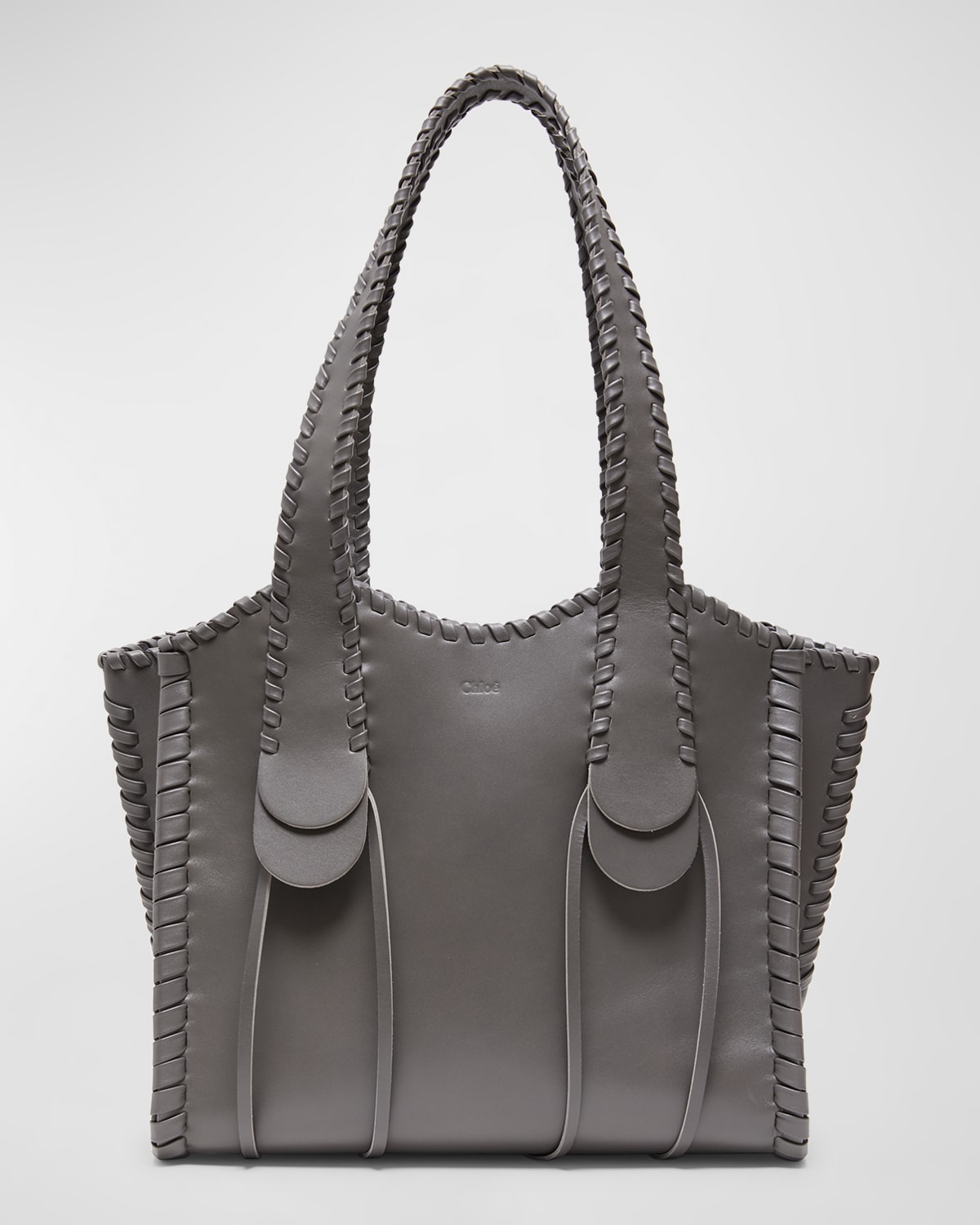 Chloe Mony Medium Tote Bag in Grained Leather | Smart Closet