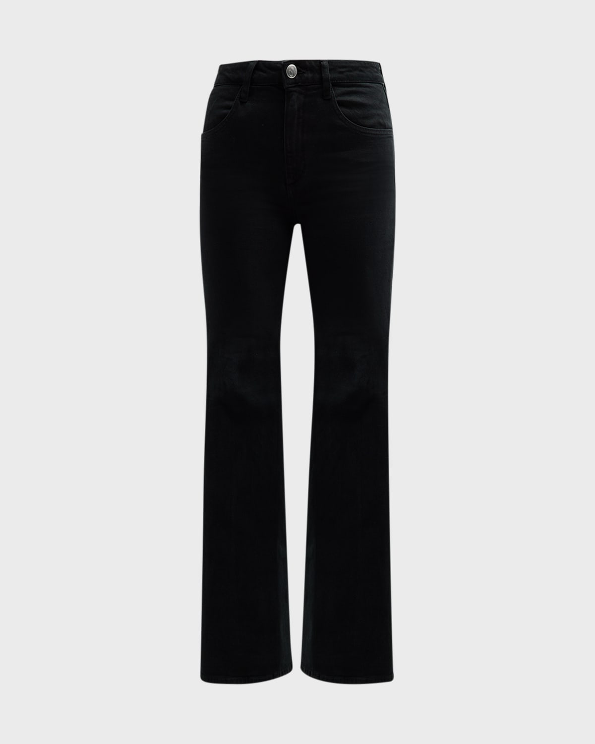 Sprwmn High-rise Micro Flare Denim Jeans In Ella
