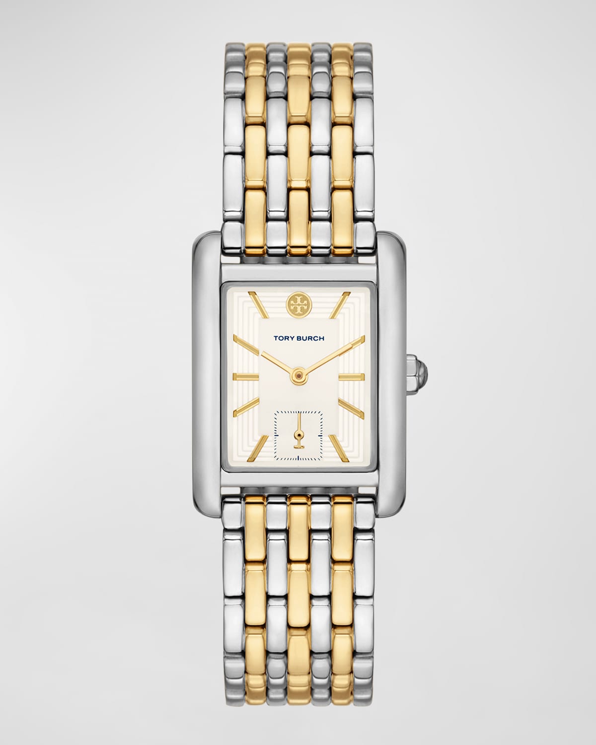 Tory Burch The Eleanor Three-hand Two-tone Stainless Steel Watch In Two Tone