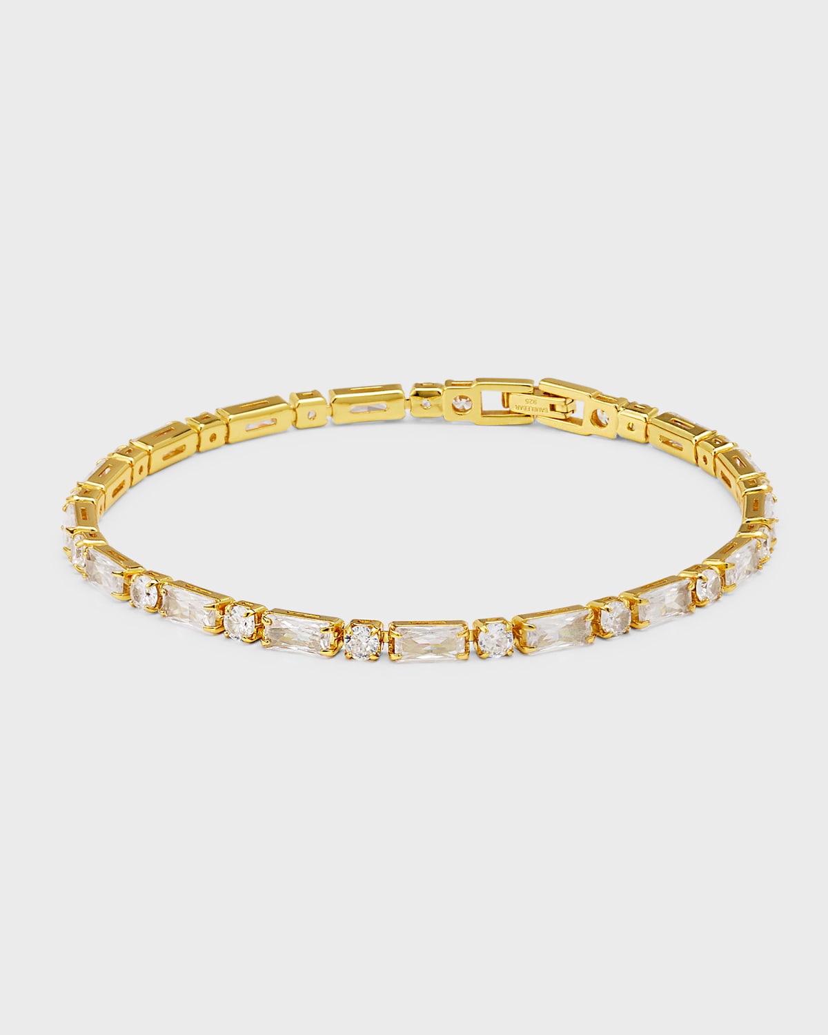 Kerri 18K Gold-Plated Mixed-Cut Tennis Bracelet