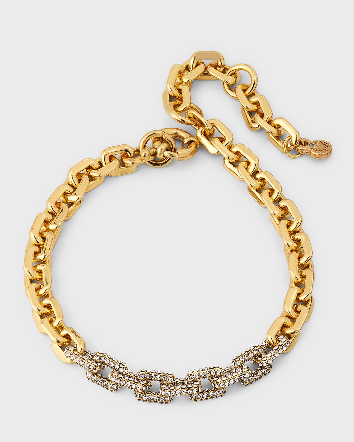 BaubleBar Lucy Chainlink Bracelet with Crystals