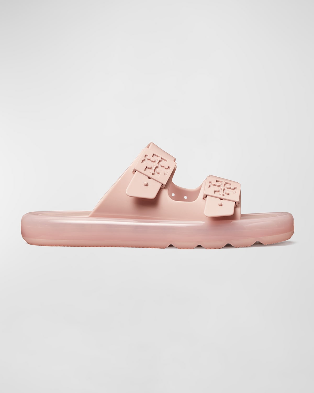 TORY BURCH TWO-TONE BUBBLE JELLY SANDALS
