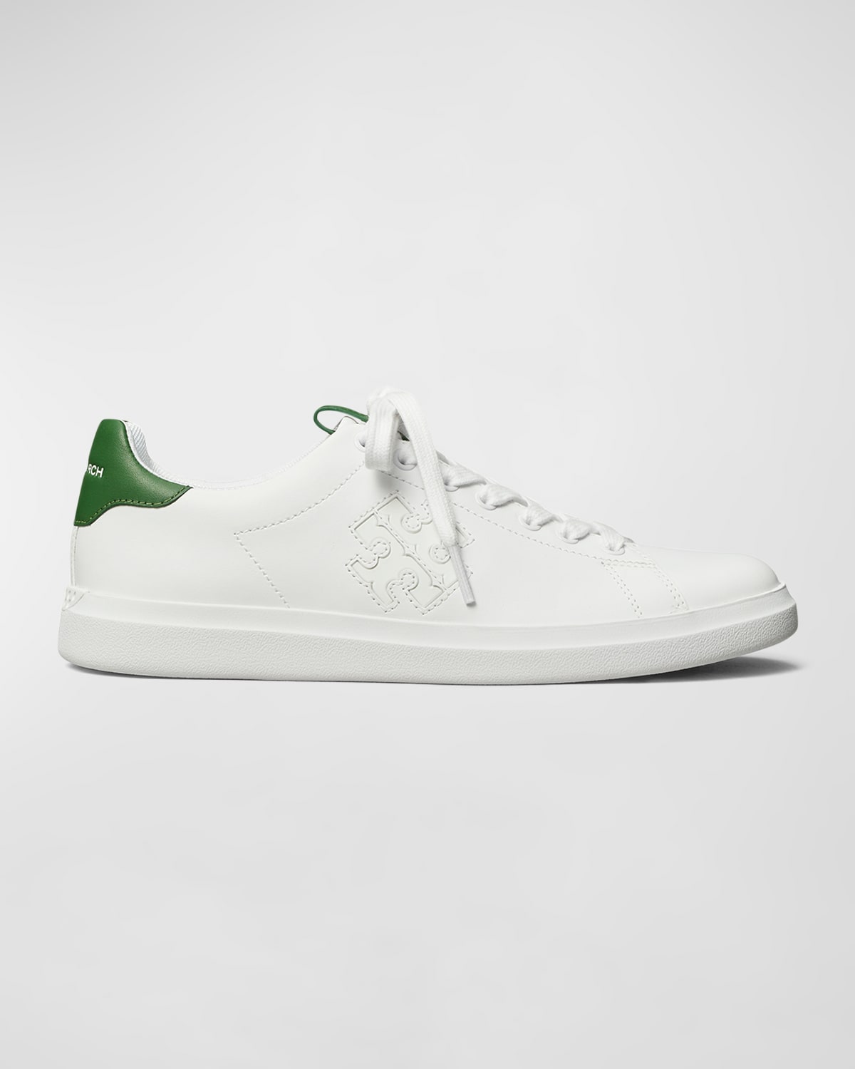 Tory Burch Howell Court Sneaker In White / Arugula G