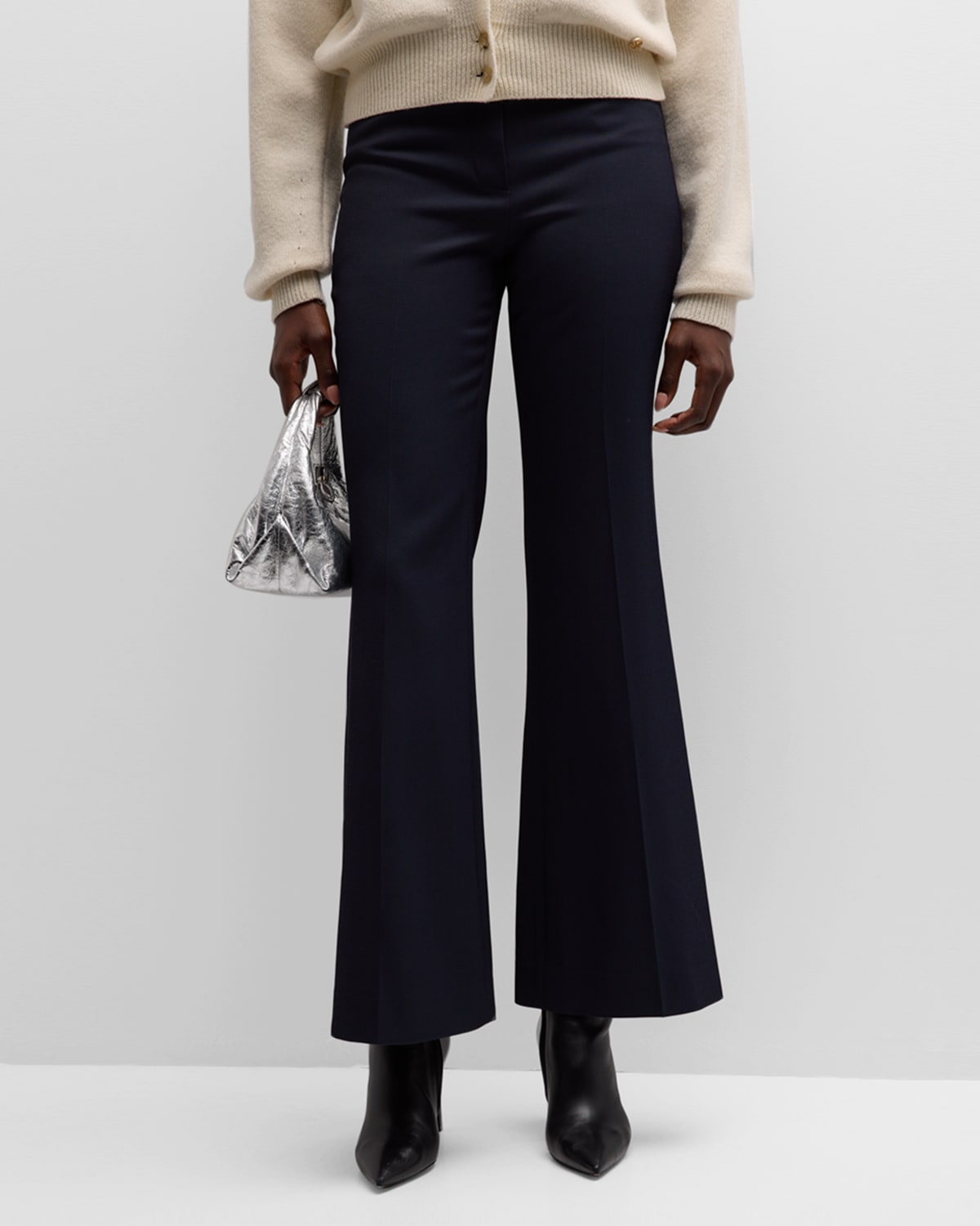 Wool Flared Pants