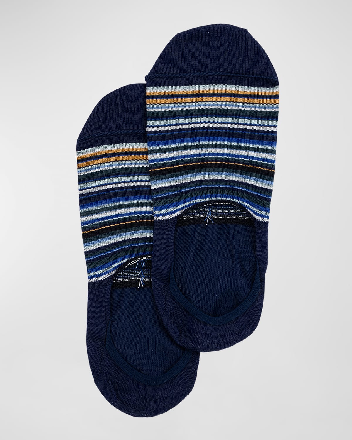 Paul Smith Men's No-show Socks With Grips In Dark Blue