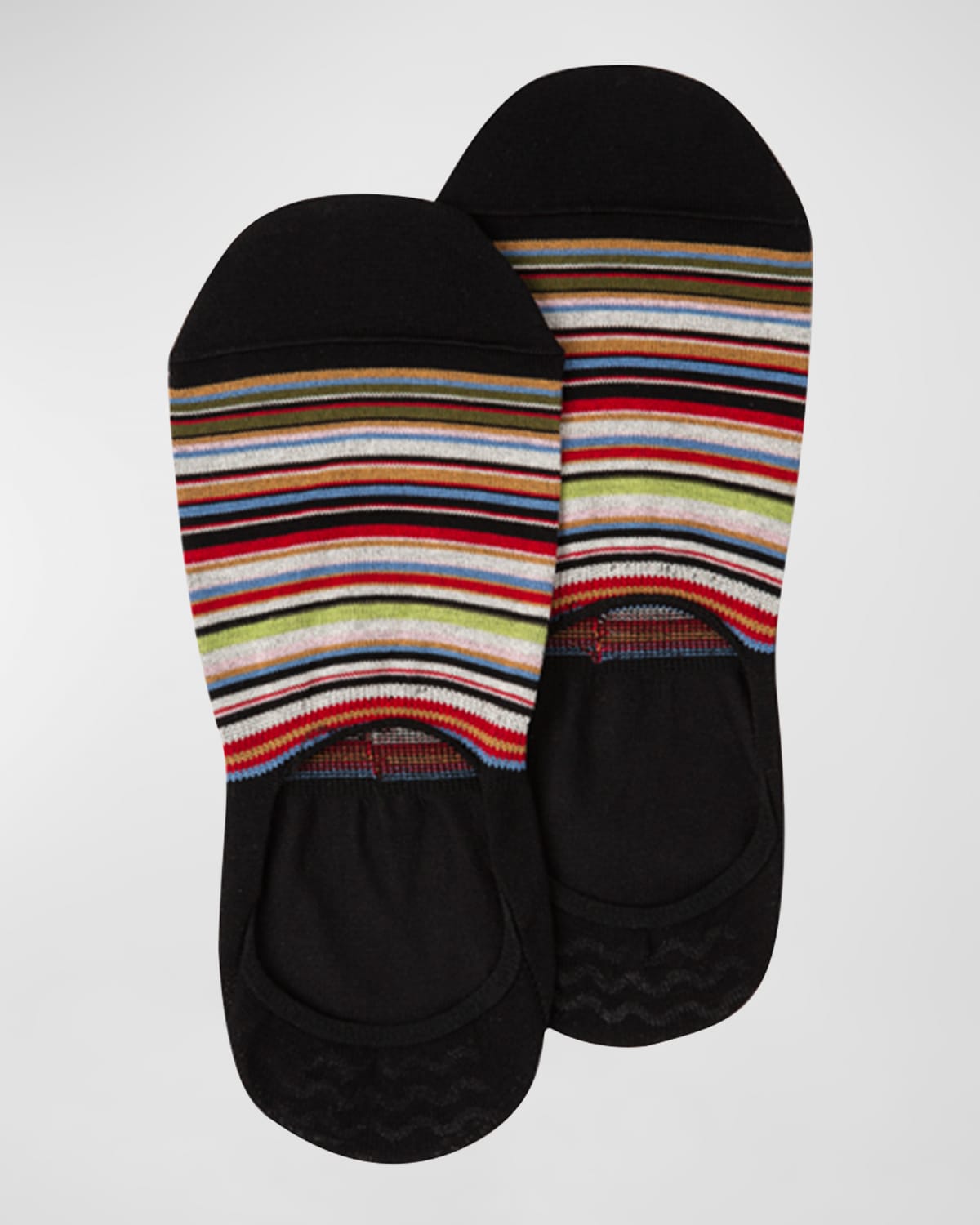 Paul Smith No-show Striped Socks In Multi