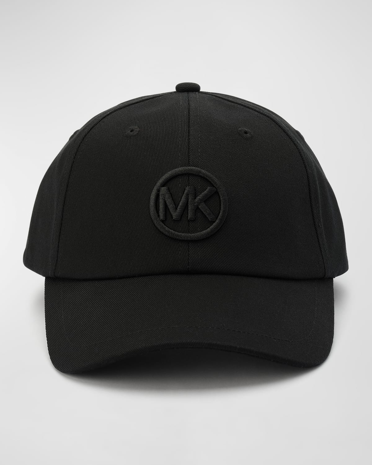 Shop Michael Kors Mk Logo Baseball Cap In 001 Black