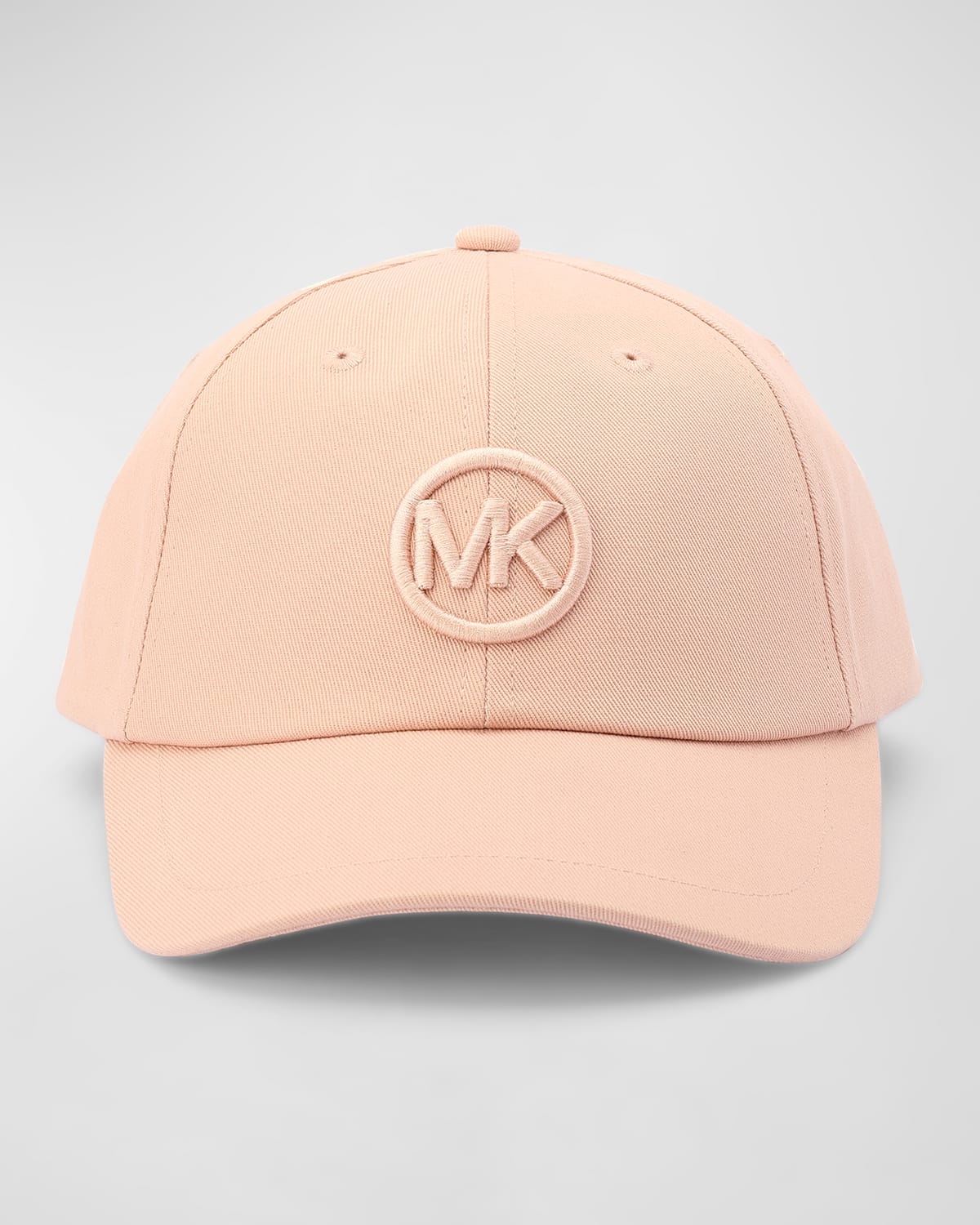 Shop Michael Kors Mk Logo Baseball Cap In 696 Rosewater
