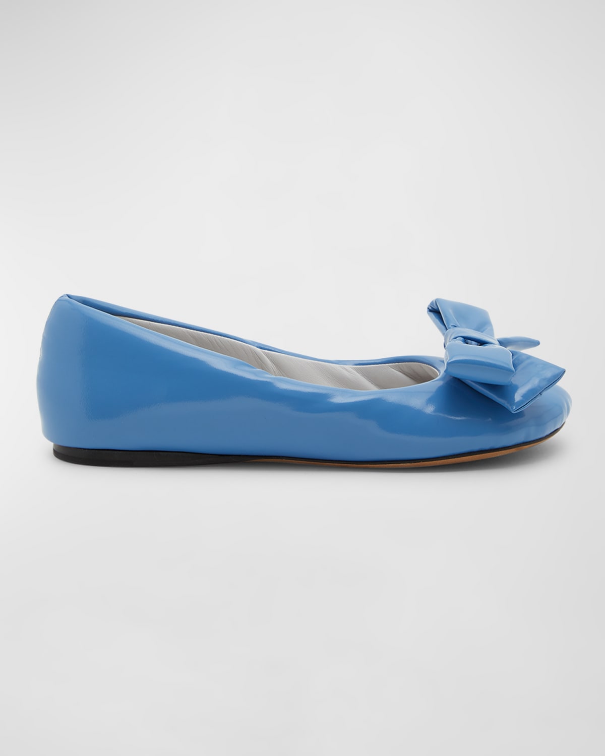 Loewe Puffy Patent Leather Ballerina Flats | Smart Closet