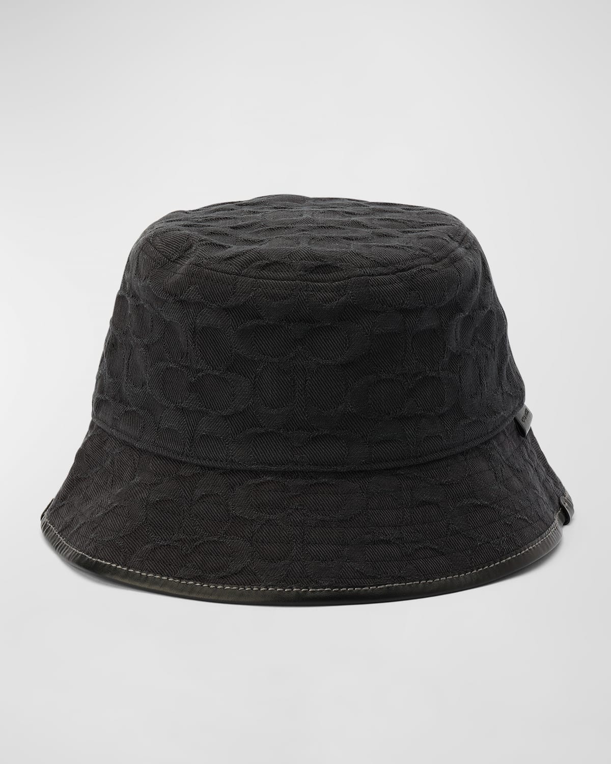 Coach Signature C Denim Bucket Hat In 001 Blk | ModeSens