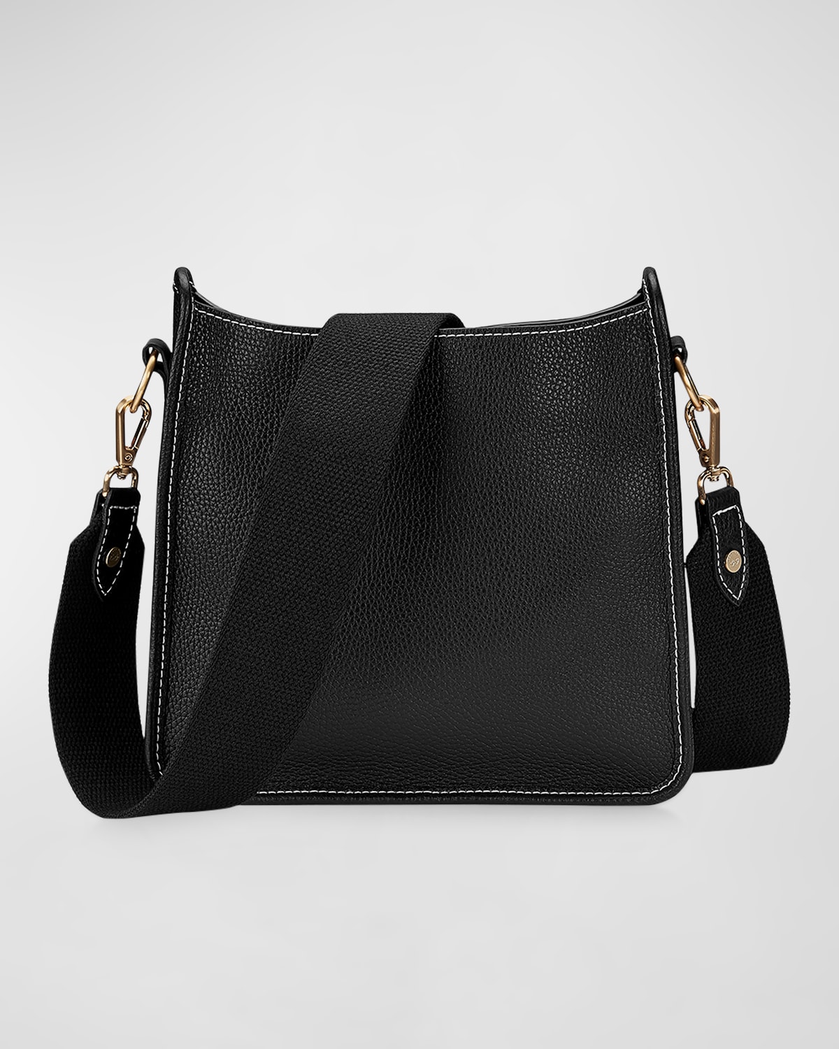 Elle Pebble Leather Crossbody Bag