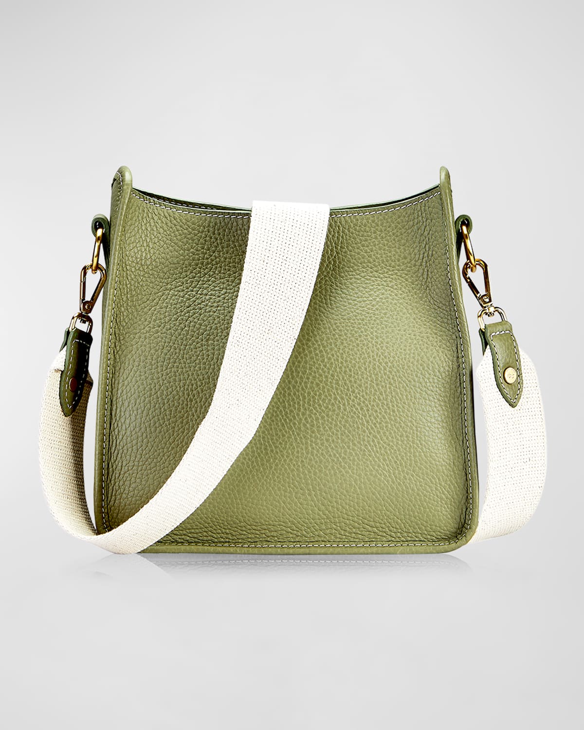 Elle Pebble Leather Crossbody Bag