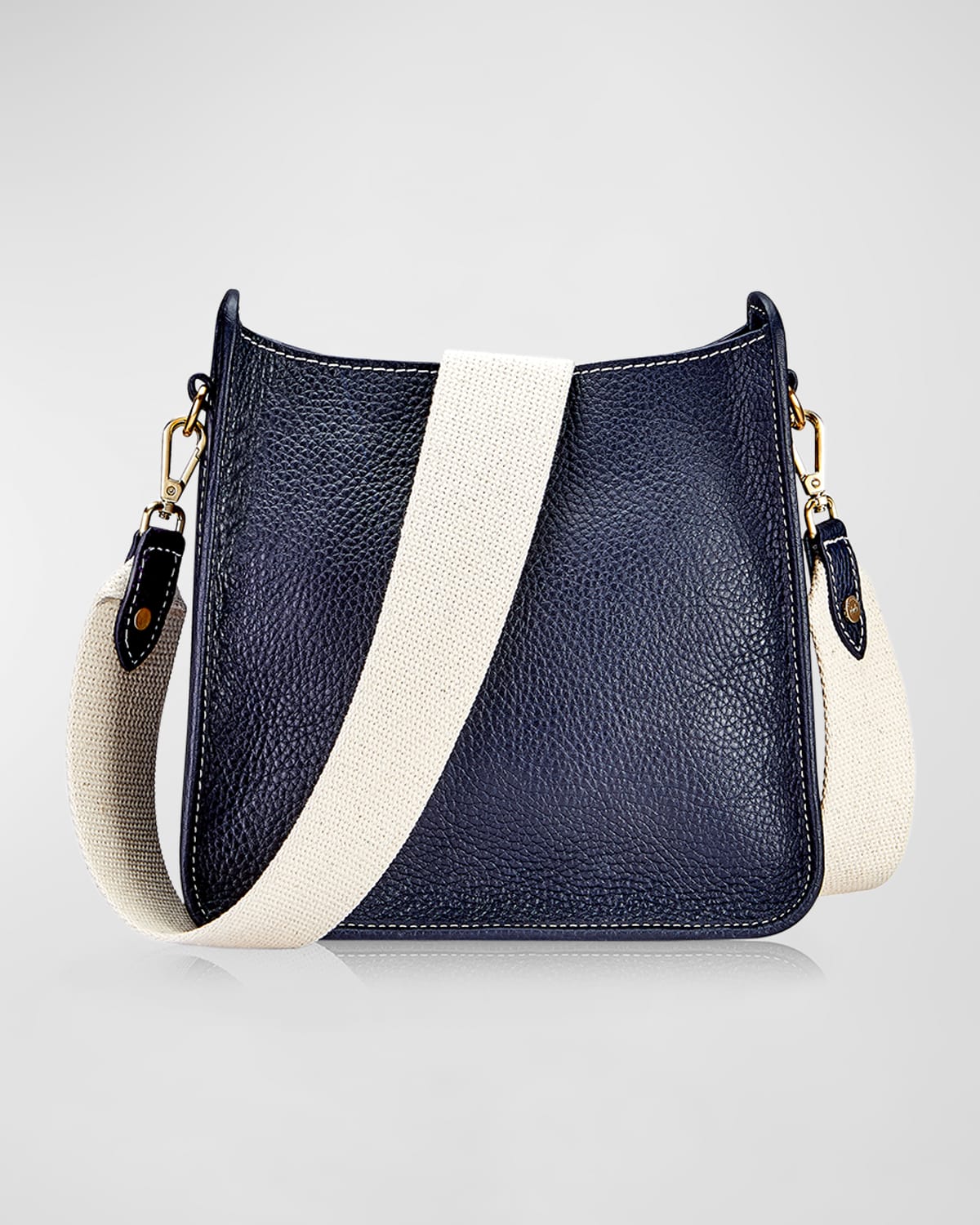 Elle Pebble Leather Crossbody Bag