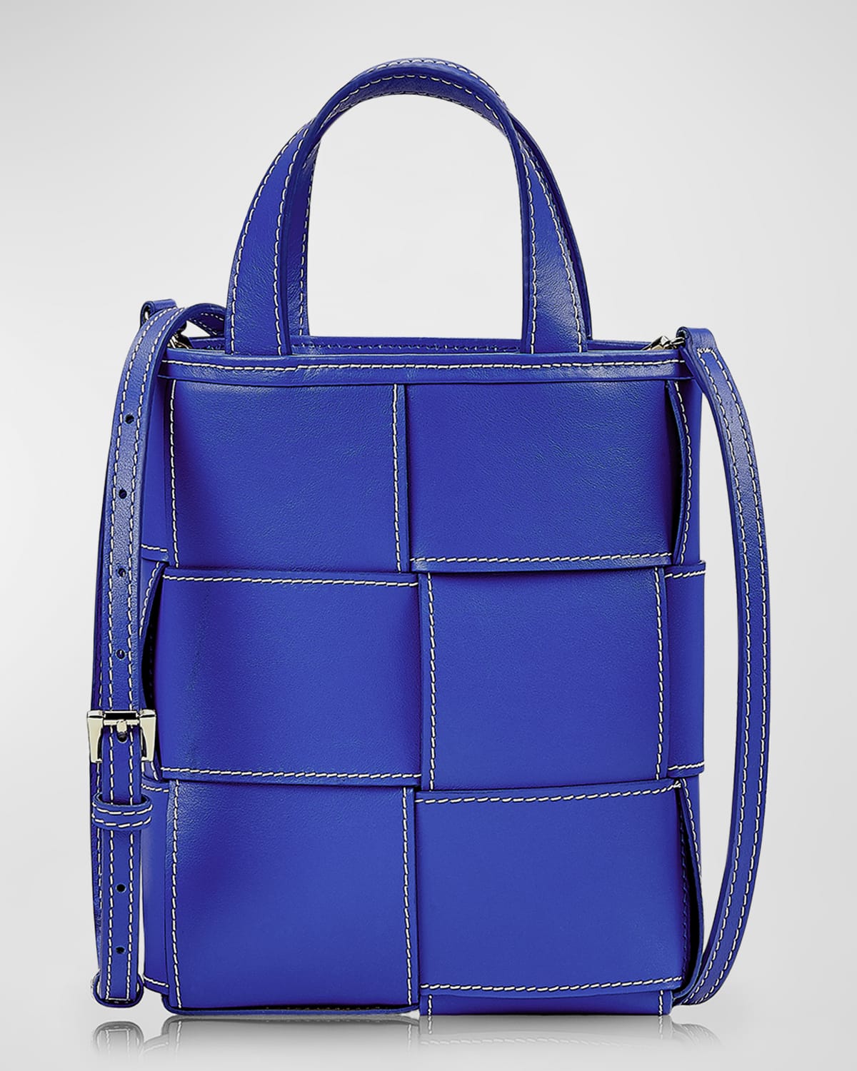 Croc Top Handle Crossbody Cobalt