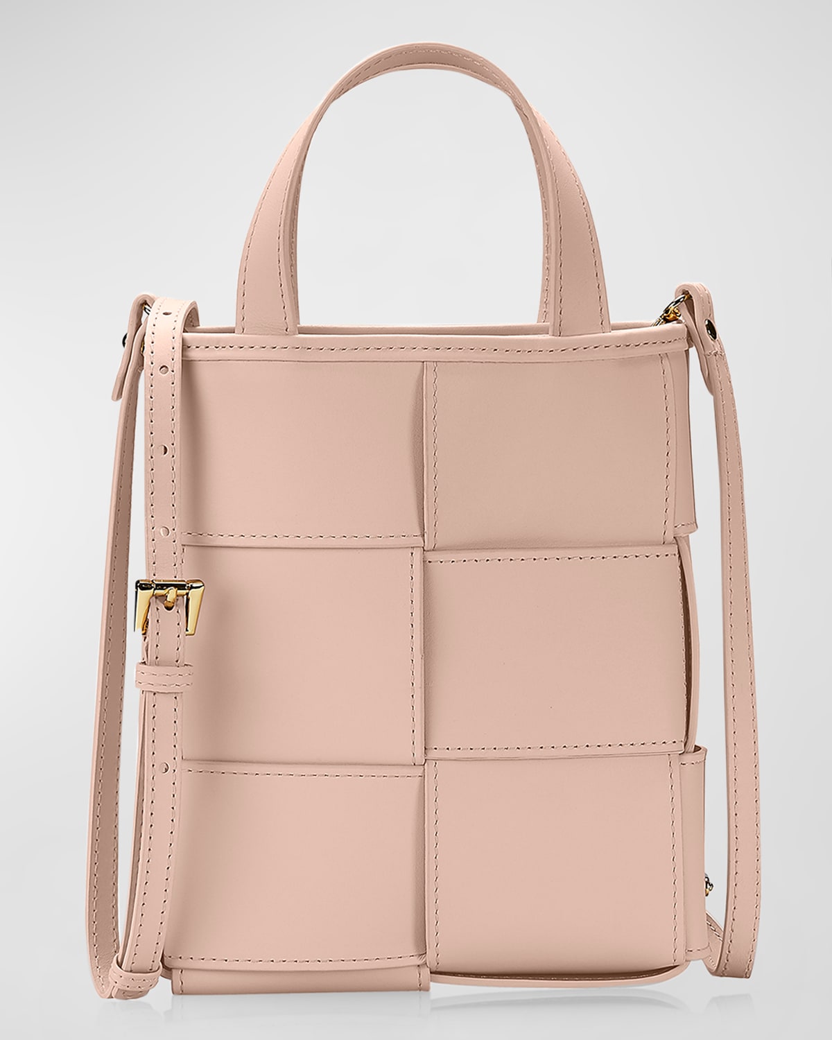 Remy Woven Leather Clutch Bag
