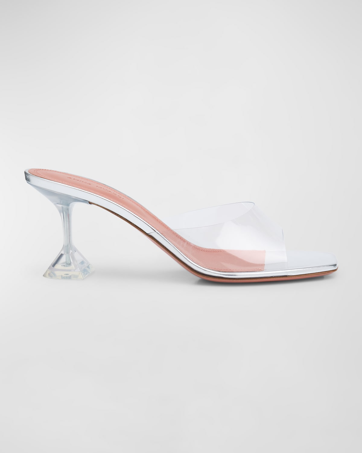 Lupita Transparent Mule Sandals