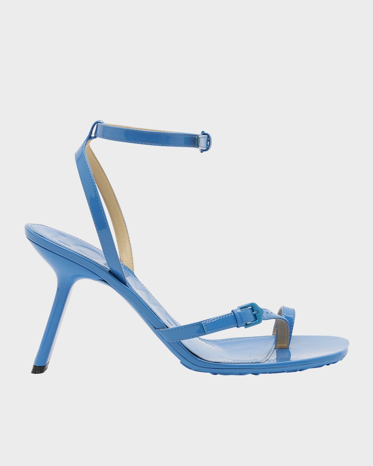 Loewe Petal Thong Ankle-strap Sandals In Blue