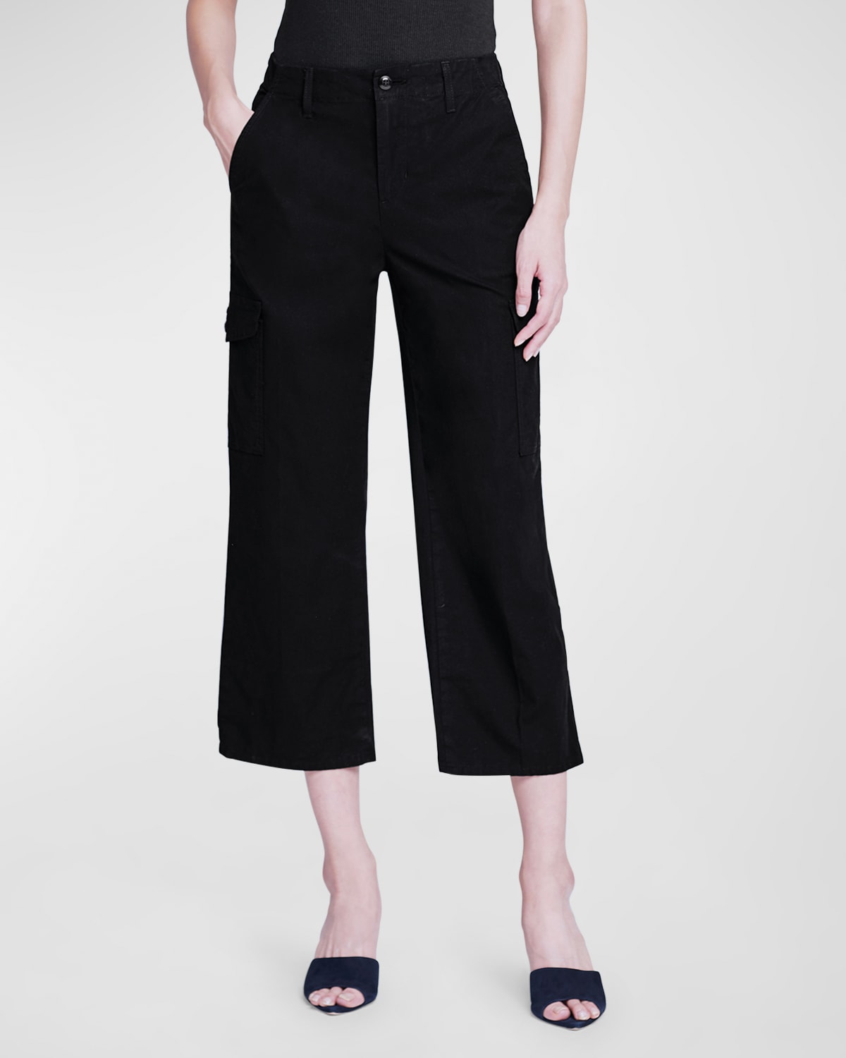 L AGENCE ZOELLA HIGH-RISE TRECK TROUSERS