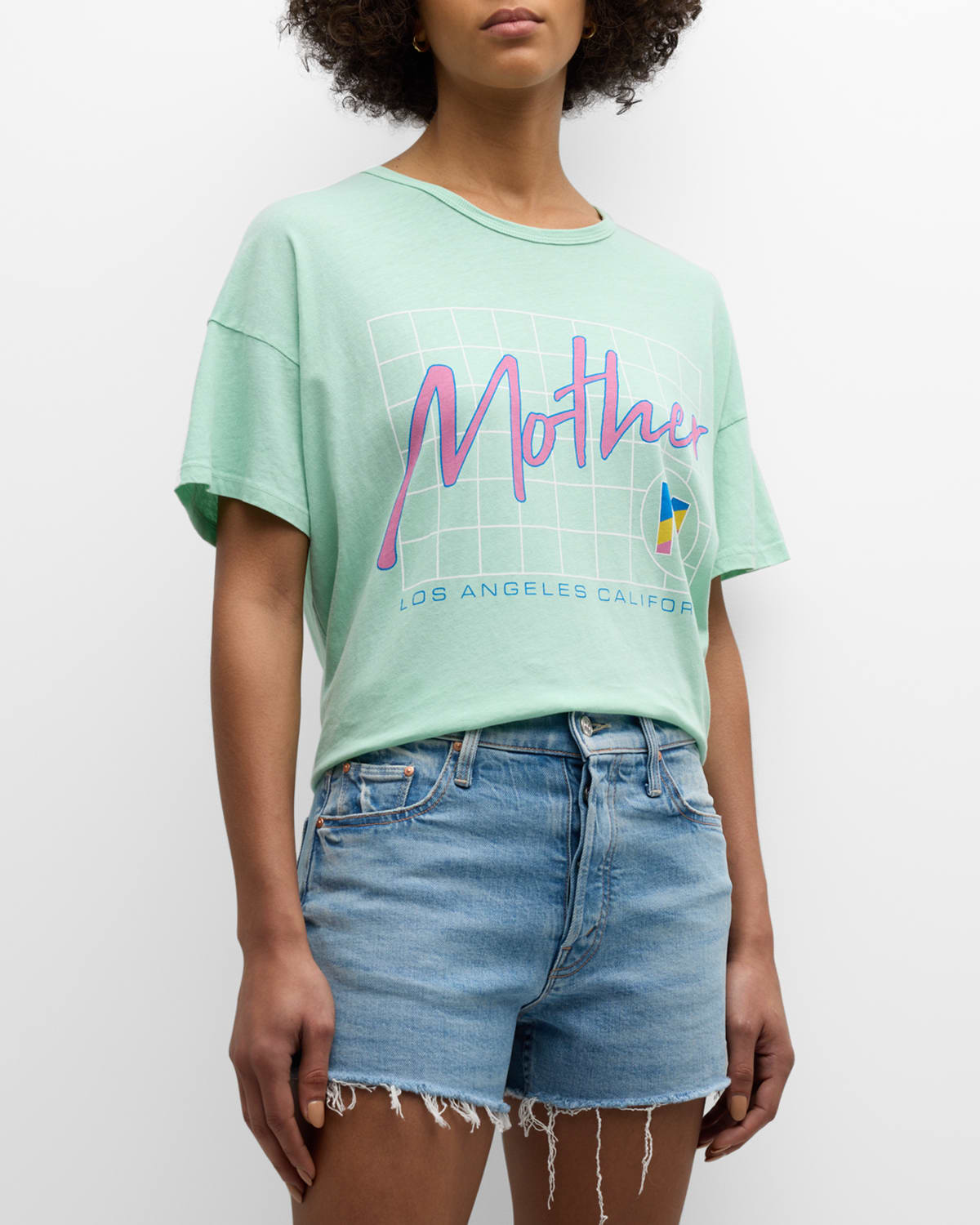 Shop Mother The Big Deal Crewneck Graphic Tee In Retro