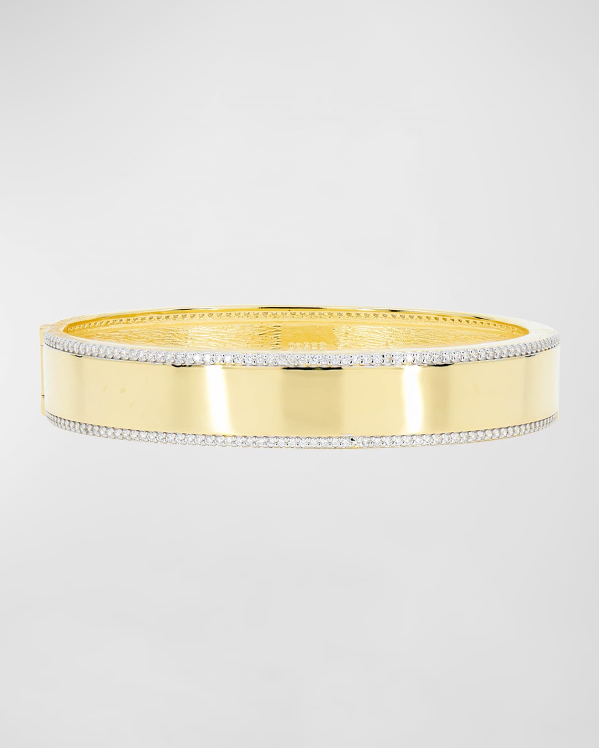 Freida Rothman Reflections Cubic Zirconia Bangle In Gold And Silver